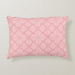 Almofada Decorativa Padrão Geométrico Rosa com Abstrato Moderno