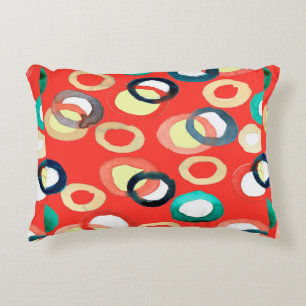 Almofada Decorativa Padrão impermeável aquarell de coloração aquos