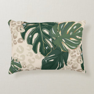 Almofada Decorativa Padrão leopardo, impressão animal, design sem co