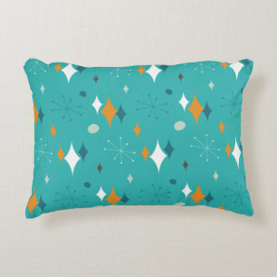 Almofada Decorativa Padrão moderno de meio século no lacre