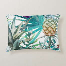 Almofada Decorativa Padrão moderno de tendência pineanases fruta chic