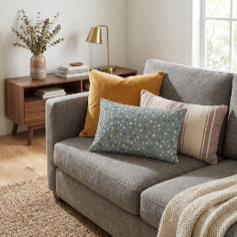 Almofada Decorativa Padrão Moderno de Terrazzo Suave Neutro