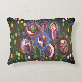 Almofada Decorativa Padrão Oval