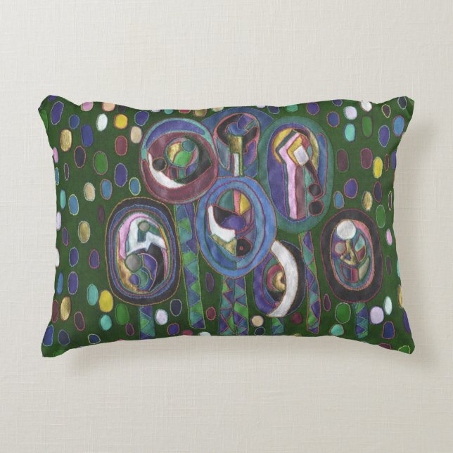 Almofada Decorativa Padrão Oval (Frente)