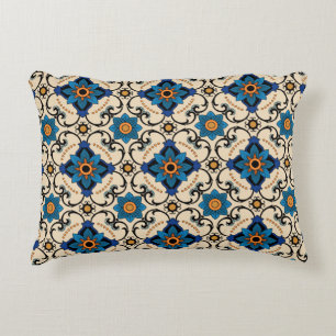 Almofada Decorativa Padrão perfeito de vinheta. Ornamento étnico col