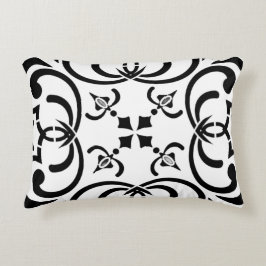 Almofada Decorativa Padrão preto