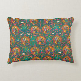Almofada Decorativa Padrão Radhe Krishna