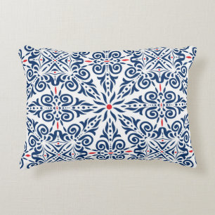 Almofada Decorativa Padrão sem costura da Vintage Colorida Árabe