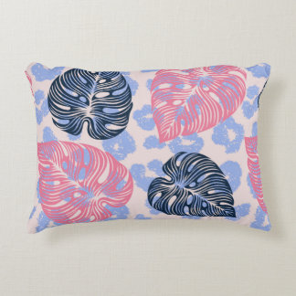 Almofada Decorativa Padrão sem soldadura da selva selvagem, fundo com