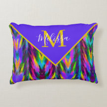 Padrão tribal brilhante personalizado em chevron