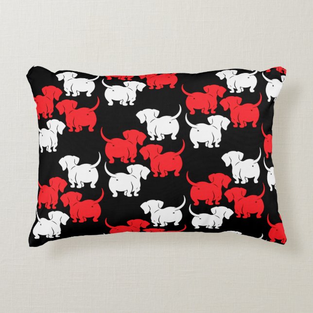 Almofada Decorativa Padrões de Cachorro Alemães (Frente)