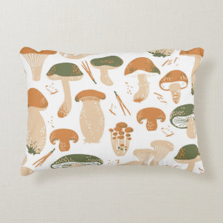 Almofada Decorativa Padrões de Vintagem do Linocut Comestível