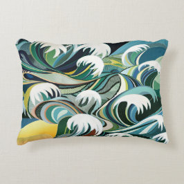 Almofada Decorativa Padrões inspirados pelo mar