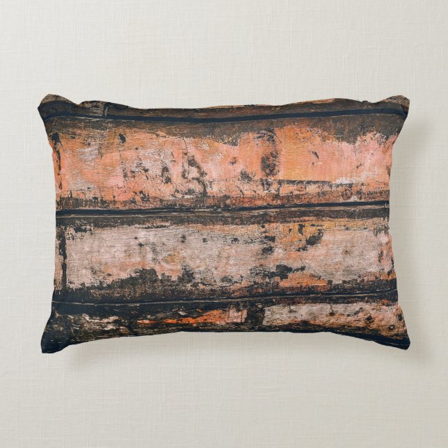 Almofada Decorativa Painel castanho e laranja (Frente)