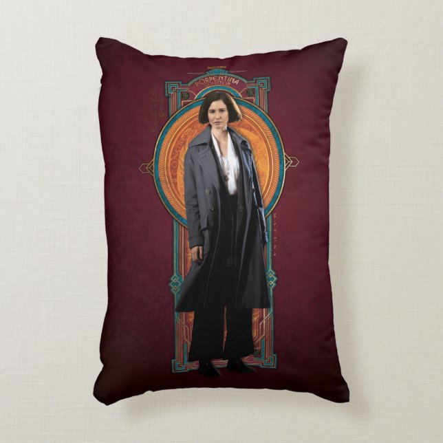 Almofada Decorativa Painel Deco de Arte PORTENTINA GOLDSTEIN™ (Frente(Vertical))