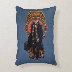Almofada Decorativa Painel NEWT SCAMANDER™ Walking Art Nouveau