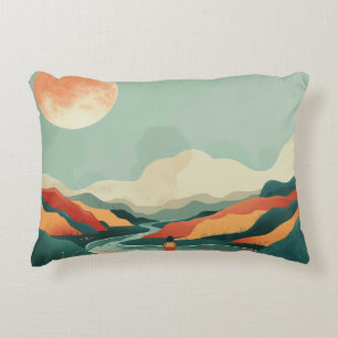 Almofada Decorativa Paisagem Boho Abstrato (14)