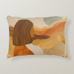 Almofada Decorativa Paisagem Boho Abstrato (17)