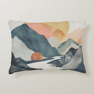 Almofada Decorativa Paisagem Boho Abstrato (2)