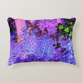 Almofada Decorativa Paisagem de Black e Crimson Lily Garden