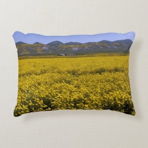 Almofada Decorativa Paisagem de Campo de Flor Amarelo