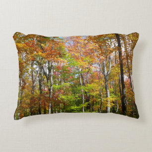 Almofada Decorativa Paisagem de outono de Floresta II