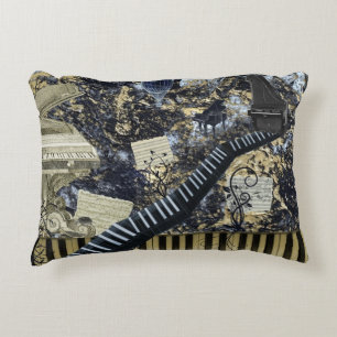 Almofada Decorativa Paisagem do teclado