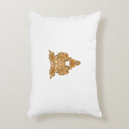 Almofada Decorativa Paisley Floral Art - Decor Laranja Boho