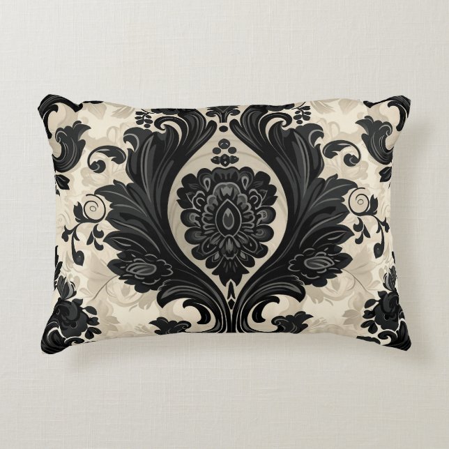 Almofada Decorativa Paisley, Vitoriano, Gótico (Frente)