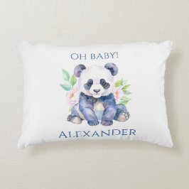 Almofada Decorativa Panda bebê personalizado 