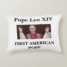 Almofada Decorativa Papa Leão XIV, O Primeiro Papa Americano