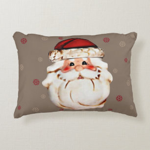 Almofada Decorativa Papai Noel clássico enfrenta