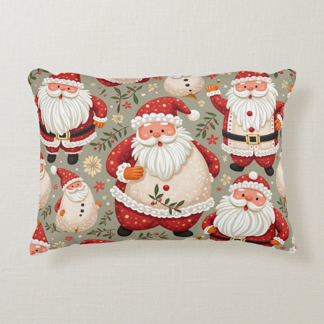 Almofada Decorativa Papai Noel, X-MAS (Frente)