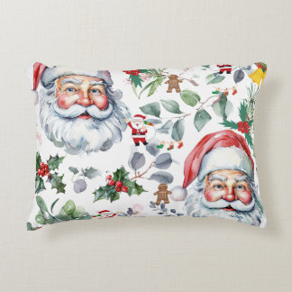 Almofada Decorativa Papais noeis e cobrir de Natal