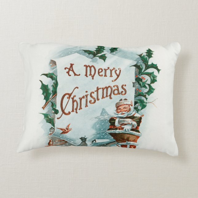 Almofada Decorativa Papais noeis retrorreflectores Legal saudação (Verso)