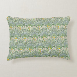 Almofada Decorativa Papel de Parede de Jardim de Flores Vintage de Wil