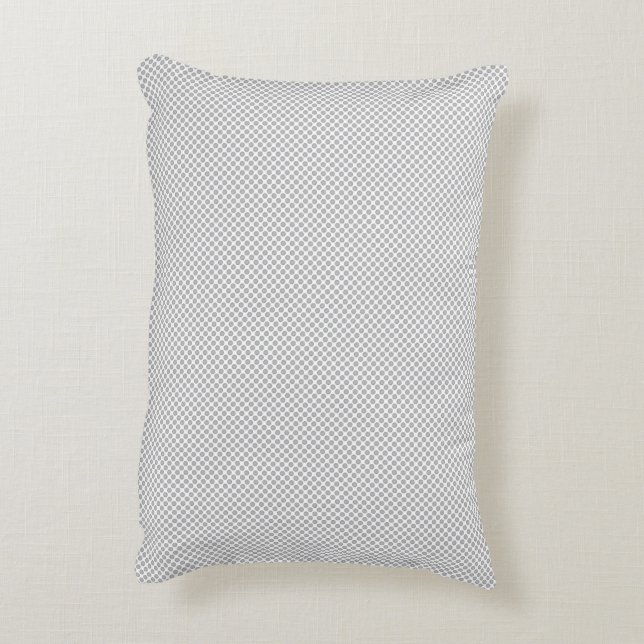 Almofada Decorativa Papel de Presente Cinza com Padrão de Natal Modern (Verso(Vertical))