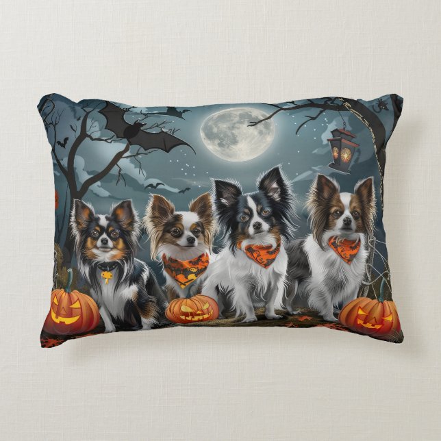 Almofada Decorativa Papillon Halloween Assustador (Frente)