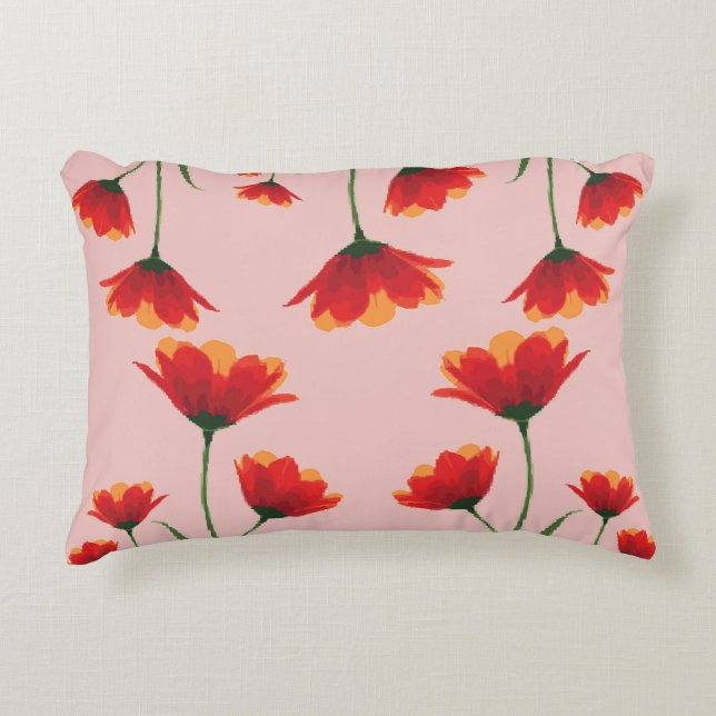 Almofada Decorativa Papoulas Dawnfire (Frente)