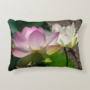 Almofada Decorativa Par de Flores de Lotus I