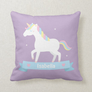Almofada Decorativa para Quarto de Meninas Unicórn