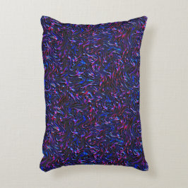 Almofada Decorativa Parece azul e cor-de-rosa texturizado na parede