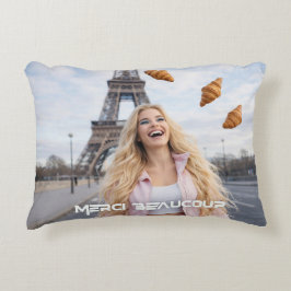 ALMOFADA DECORATIVA PARIS - MUITO OBRIGADO