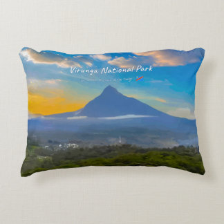 Almofada Decorativa Parque Nacional Virunga, RD Congo - Vulcão