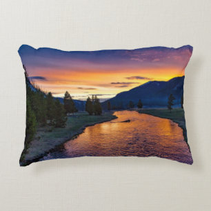 Almofada Decorativa Parque Nacional Yellowstone Sunset