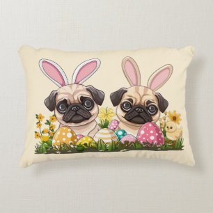 Almofada Decorativa Páscoa Cachorros Coelhinhos