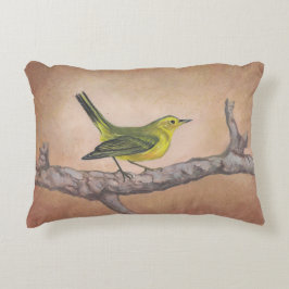 Almofada Decorativa Pássaro Amarelo