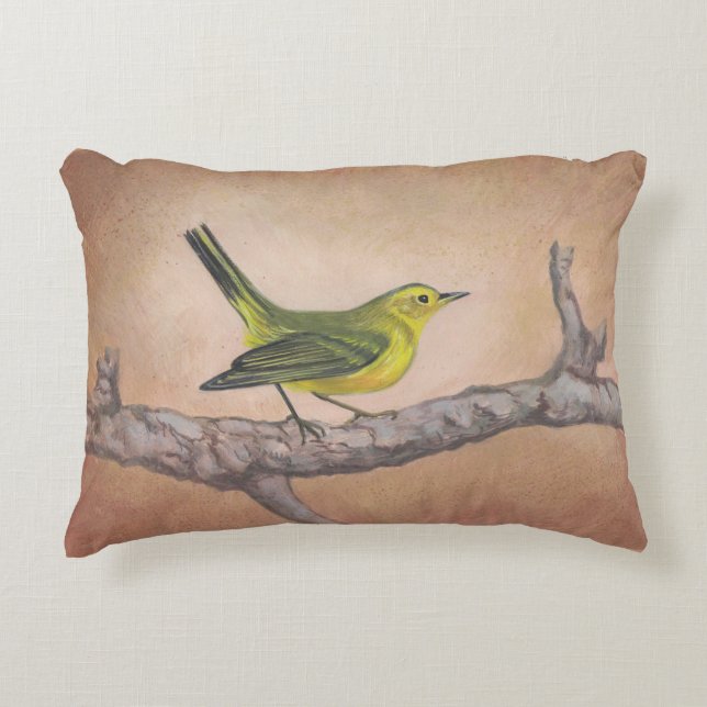 Almofada Decorativa Pássaro Amarelo (Frente)