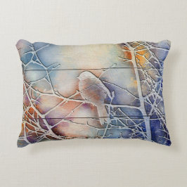 Almofada Decorativa Pássaro Silhuetch