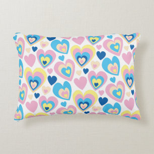 Almofada Decorativa Pastel Hearts.